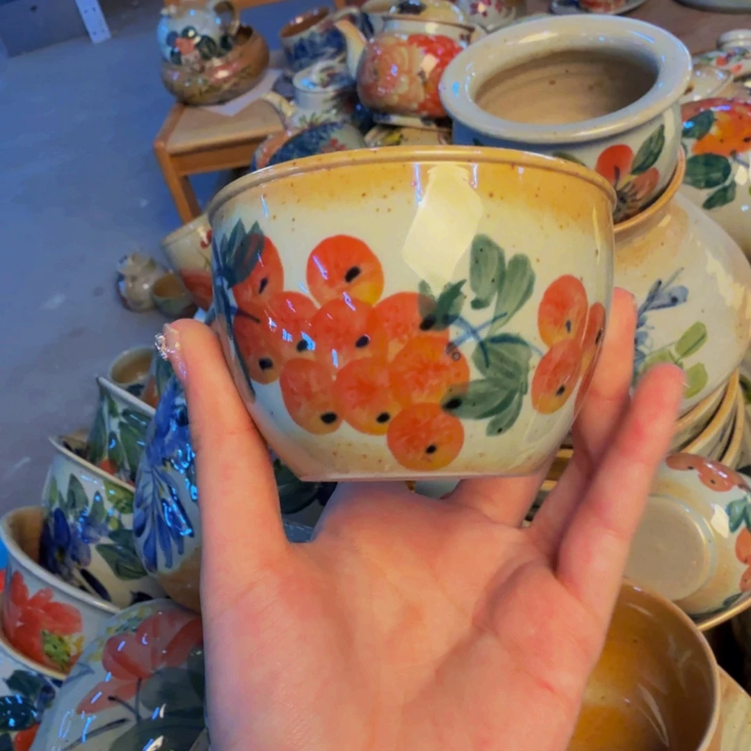 瓷片景德镇陶瓷手工手绘