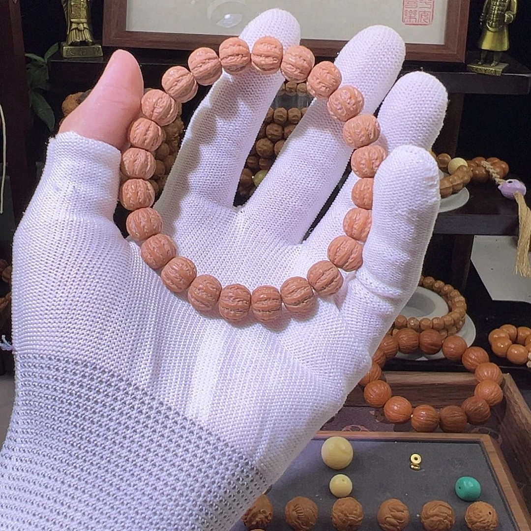 吃***子猴头核桃吊坠微瑕京八棱