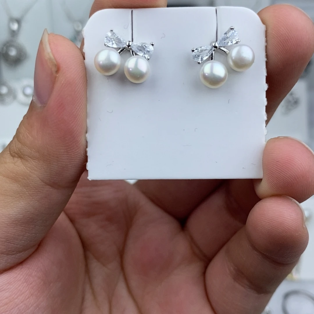 耳饰淡水珍珠未镶嵌