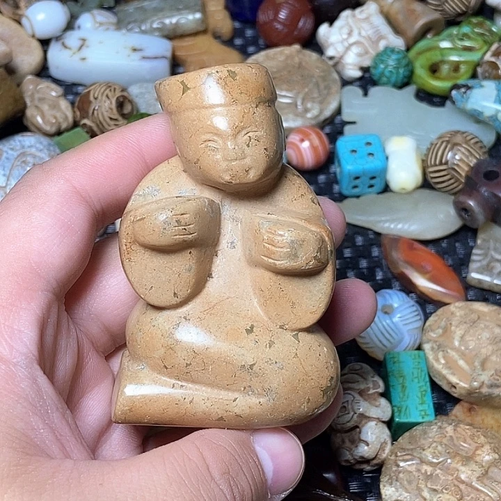 和田玉未镶嵌颈饰57