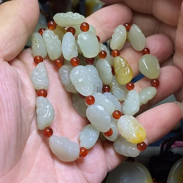 和田玉未镶嵌吊坠(不含链)