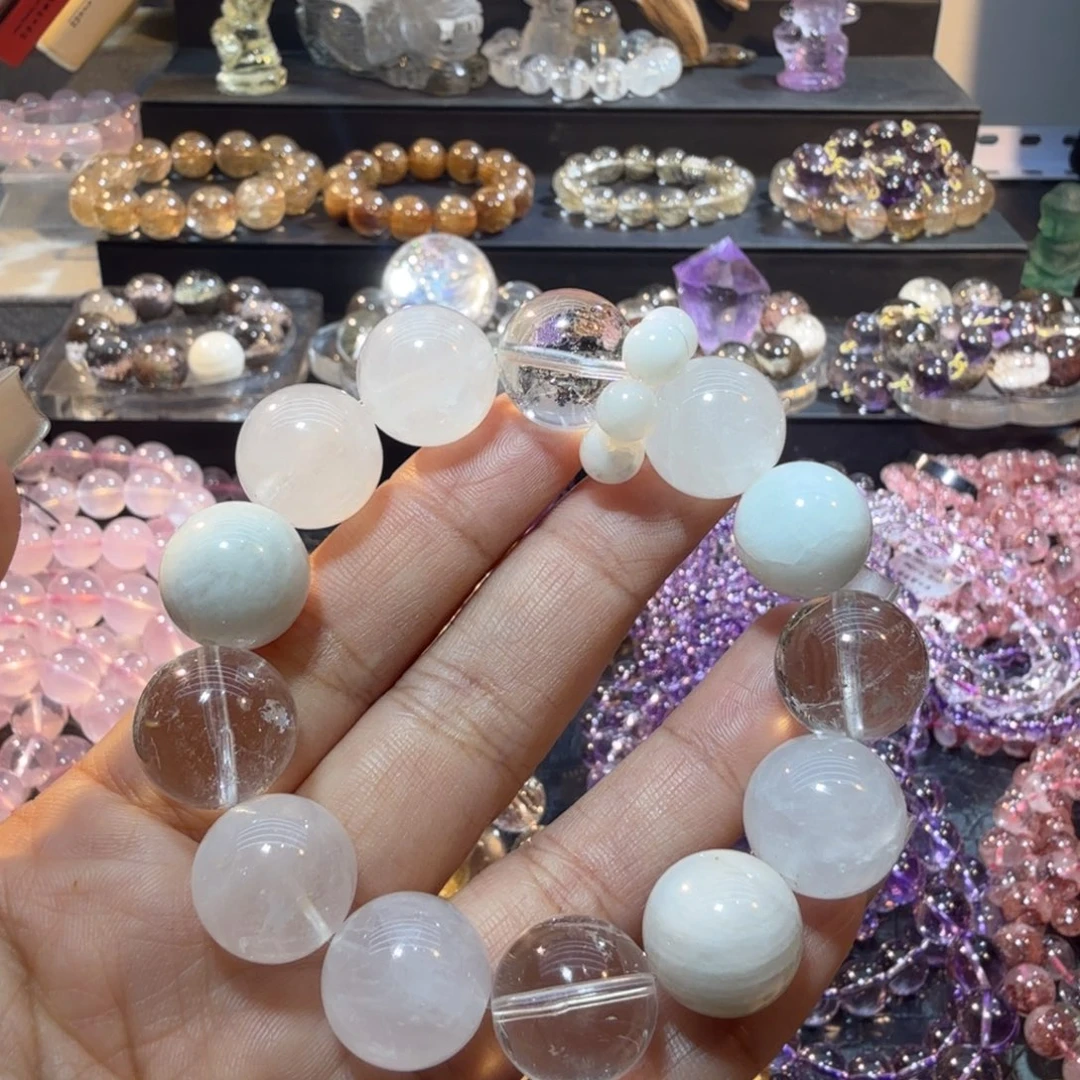 水晶未镶嵌手链手链