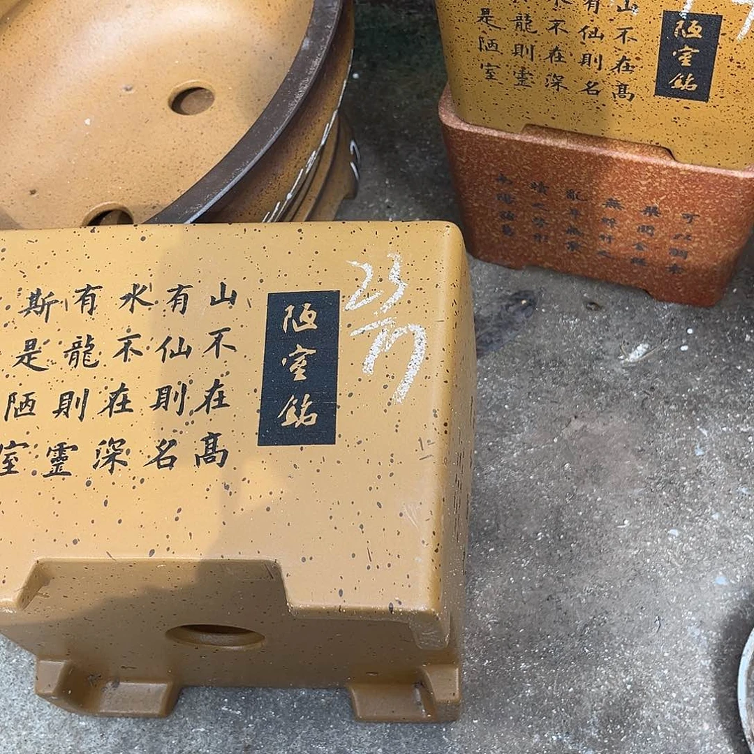 紫砂花盆盆景艺术