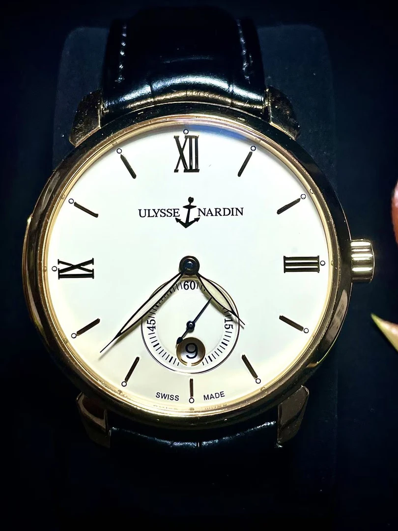 95新 Ulysse Nardin/雅典 95新雅典鎏金系列自动机械手表