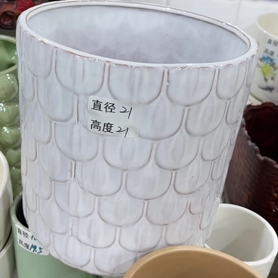 多肉绿植陶瓷花盆9.9包邮，有孔