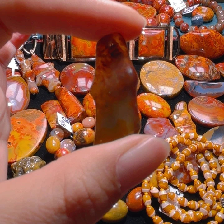 玛瑙/玉髓吊坠(不含链)未镶嵌