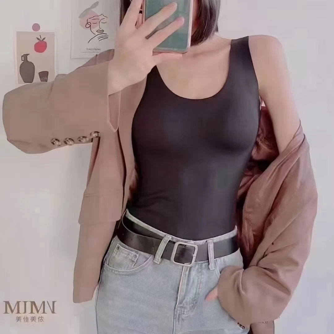 断码凤起秀美/美佳美侬女士无痕文胸背心0565