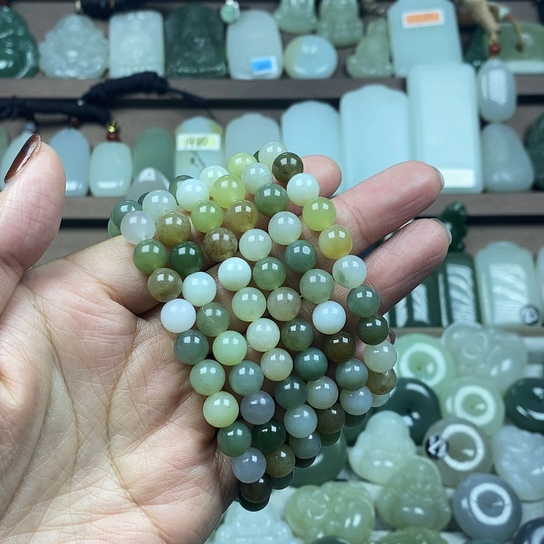 和田玉未镶嵌颈饰多宝手串多样性发1件