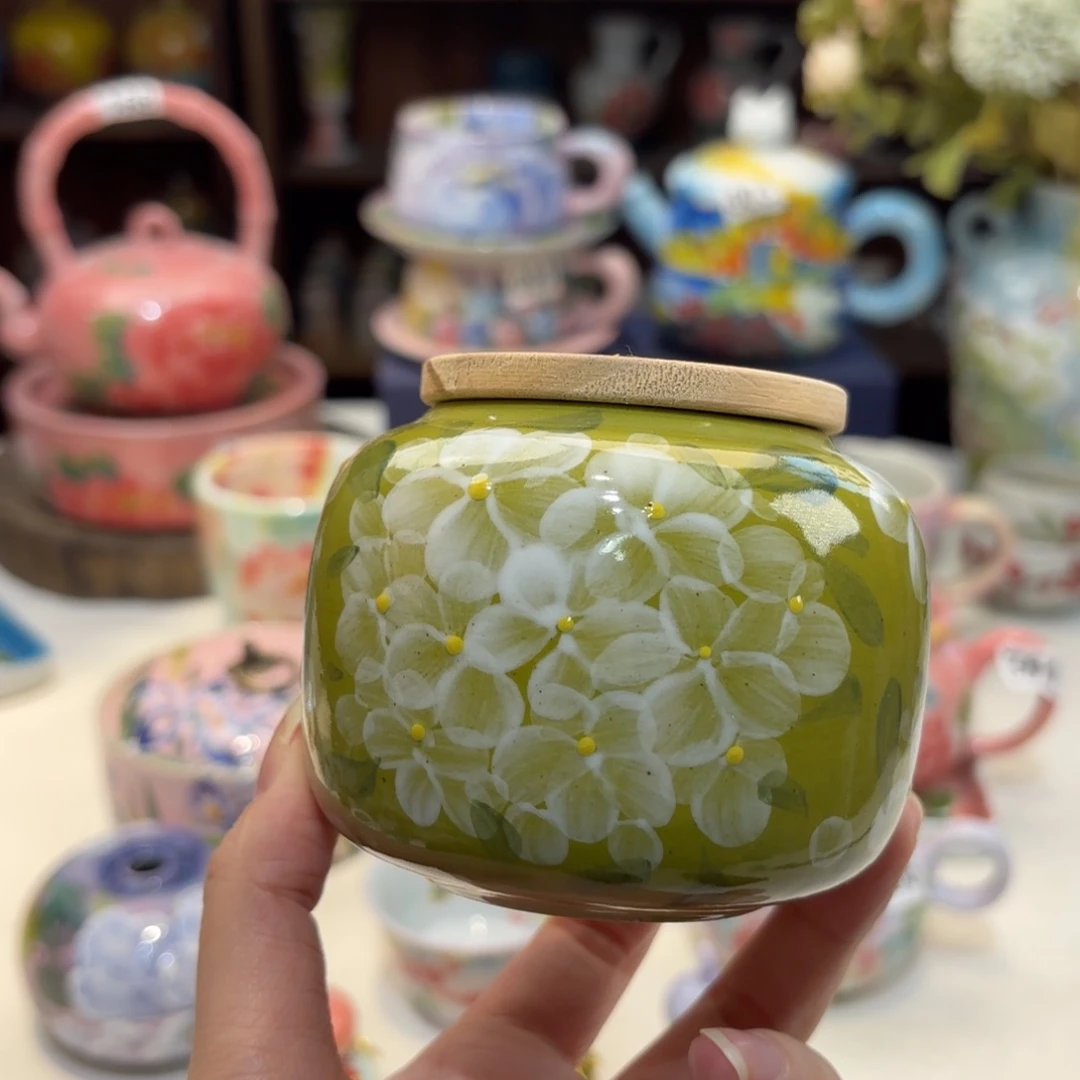 景德镇手绘高温釉下彩陶瓷茶具