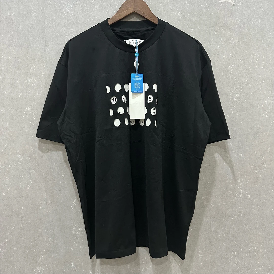 未使用 Maison Margiela/梅森马吉拉 镂空印花短袖54码/004476