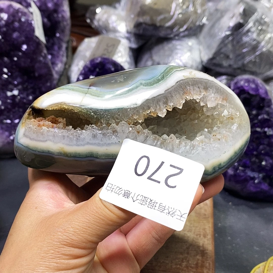 紫晶珠宝半成品未镶嵌