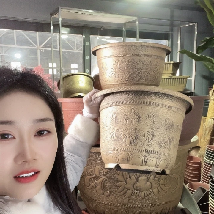 圆形35花盆5个有孔