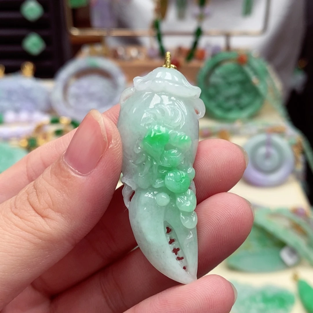 颈饰未镶嵌翡翠翡翠吊坠