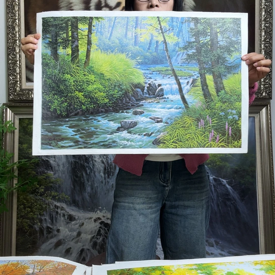 油画朝鲜艺术家bdk