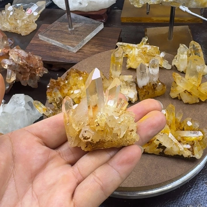 山***渡水晶珠宝半成品未镶嵌