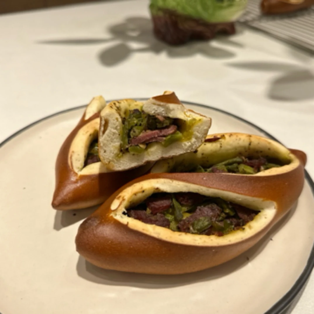 贡菜牛肉碱水（新鲜制作）