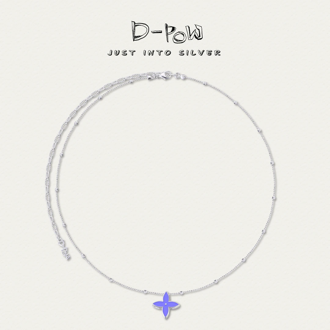 灯小炮 坠链均925银 【彩虹老钱（捞钱）】项链（50cm）（8830）气质时尚