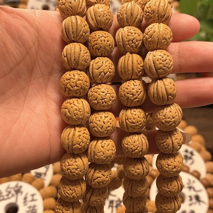 【闪购商品】ㄣ**ㄣ桃核小野籽108脖挂