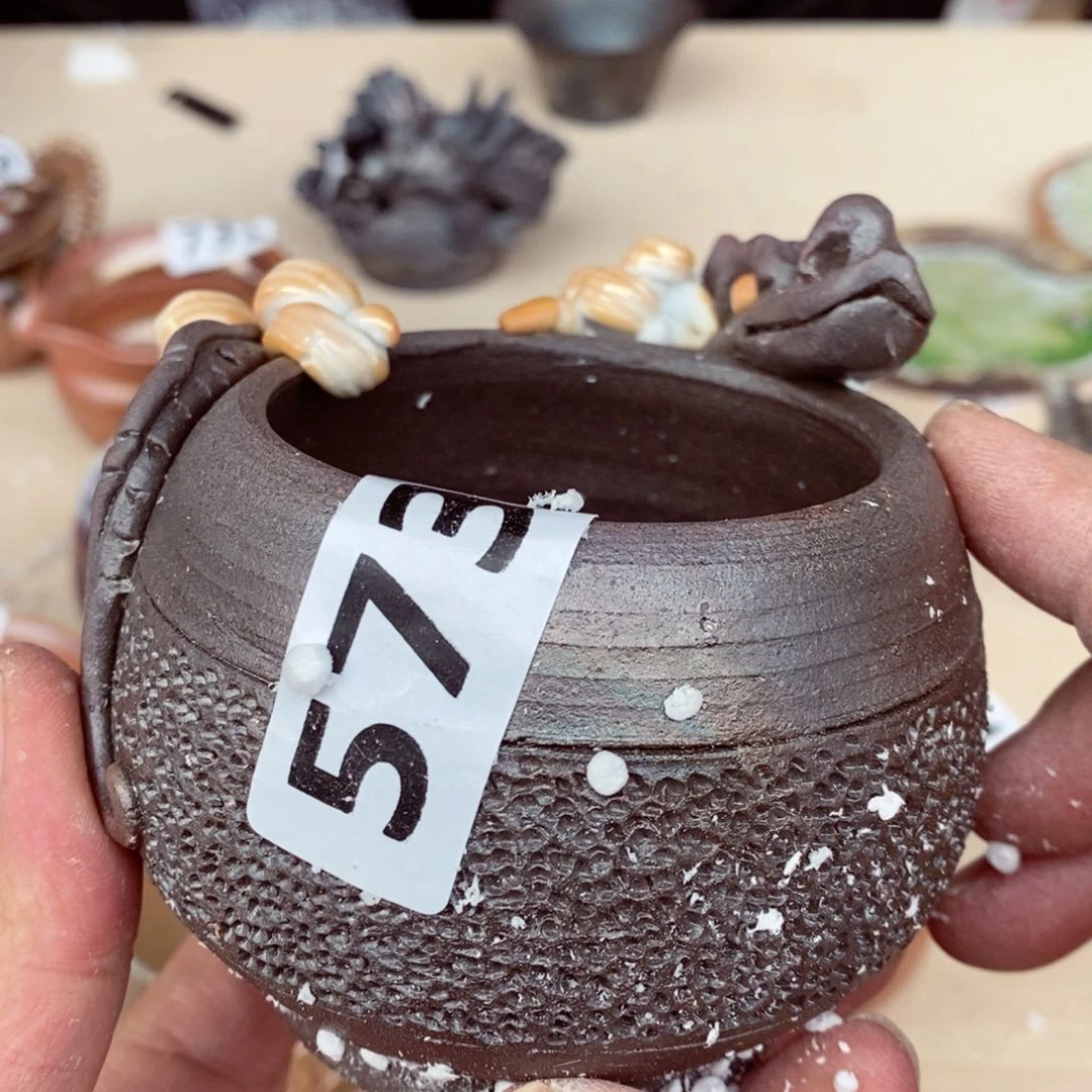 瑕疵，柴烧茶具陶瓷杯子