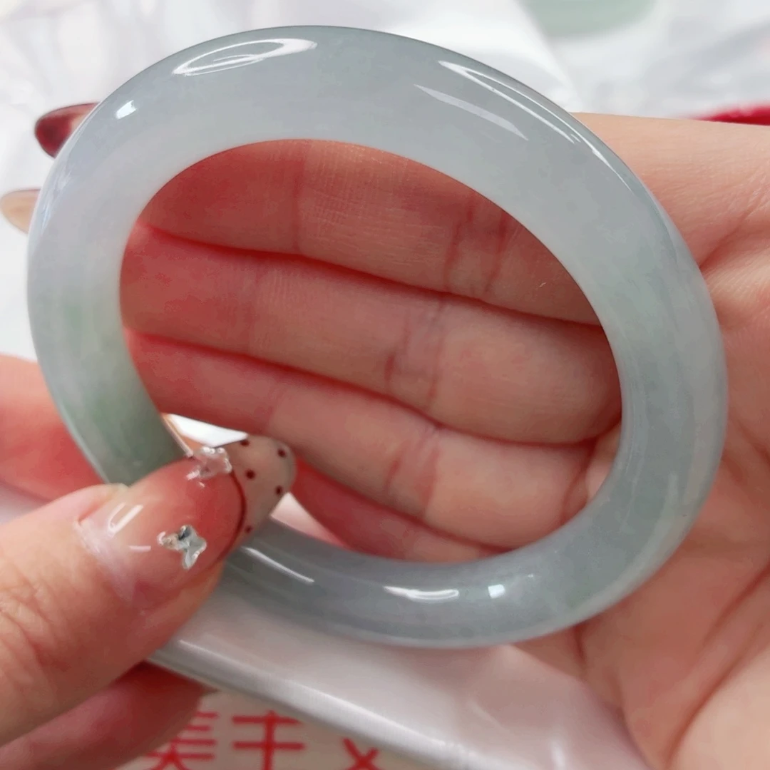 翡翠未镶嵌手镯53.2x413