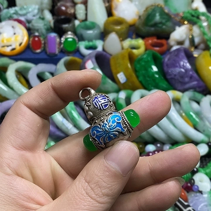 颈饰未镶嵌翡翠缅甸翡翠首饰配饰