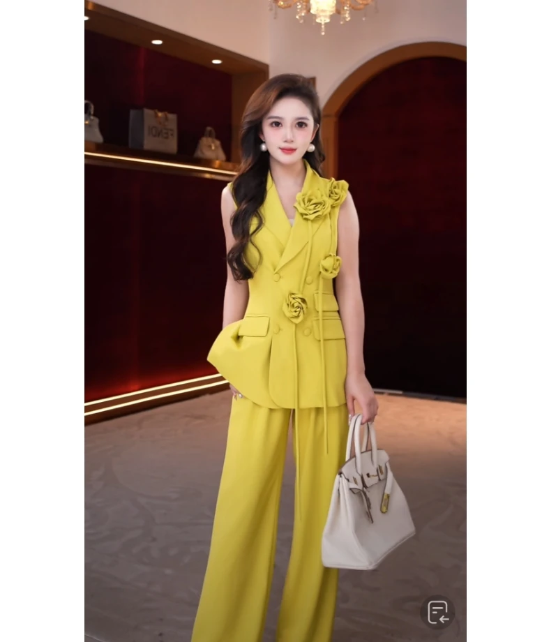 芙娜妮新款休闲洋气衣服女一整套穿搭气质显瘦女装套装F2511988