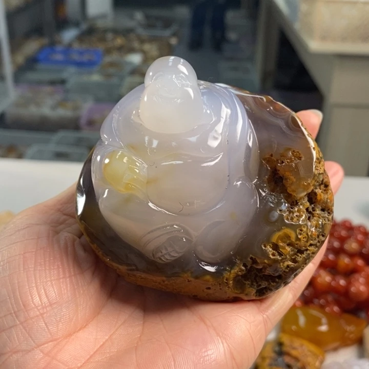 玛瑙/玉髓吊坠(不含链)未镶嵌