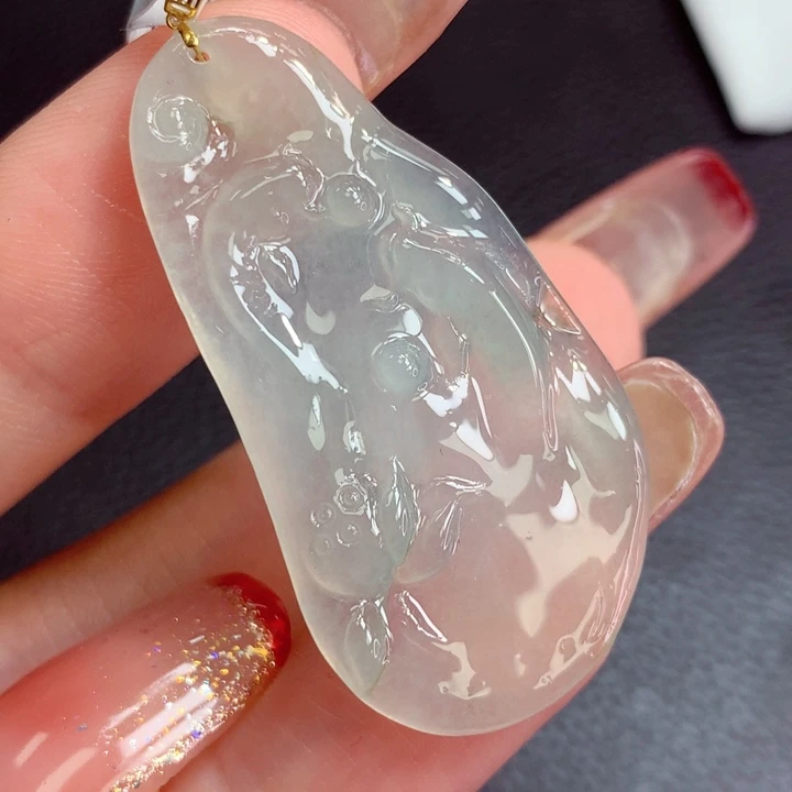 18K金镶嵌定制翡翠翡翠