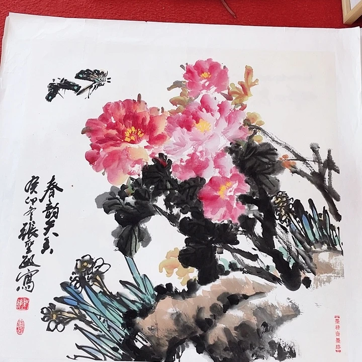 国画张圣敏先生纯手绘作品