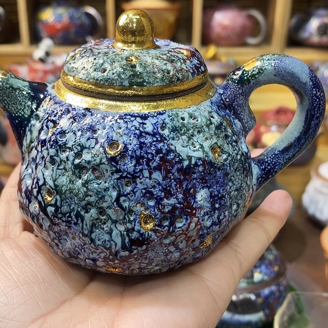 粗陶柴烧志野茶器