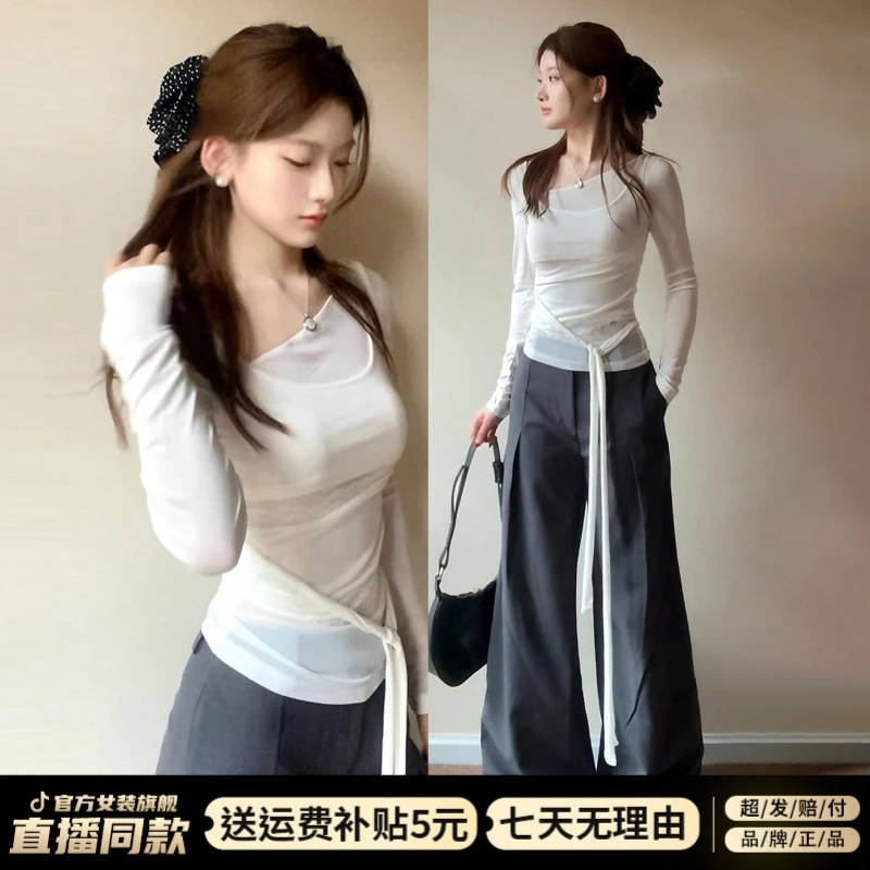 韩系chic别致超好看套装女春秋2025新款爆款高级感一整套入秋穿搭
