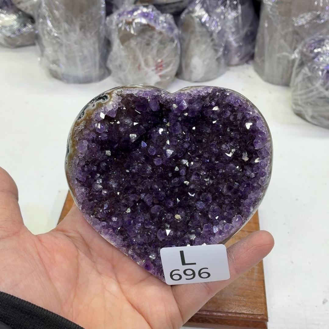 未镶嵌摆件水晶天然紫水晶