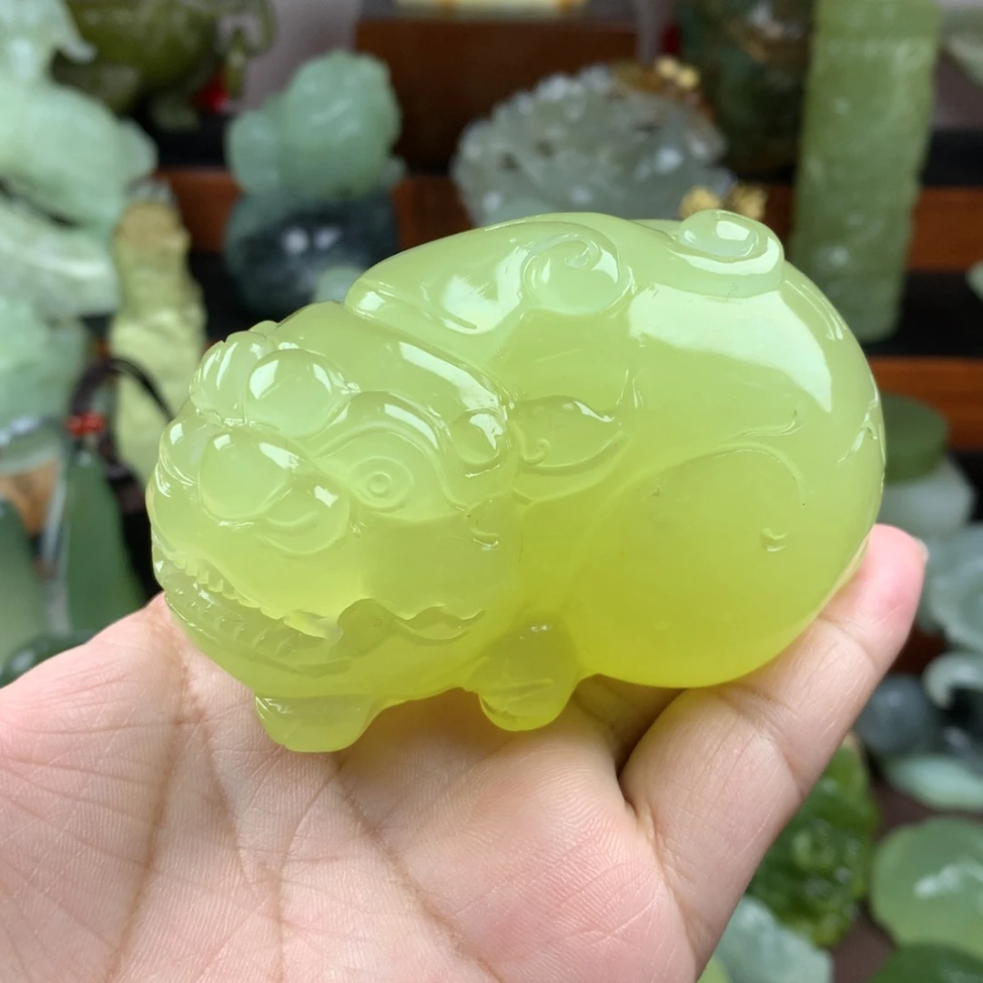 岫玉未镶嵌手把件