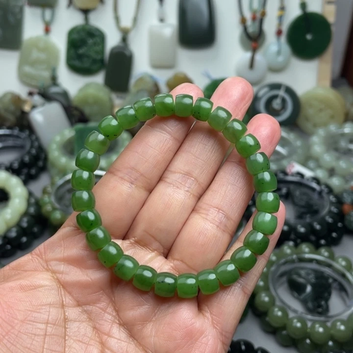 和田玉未镶嵌手串