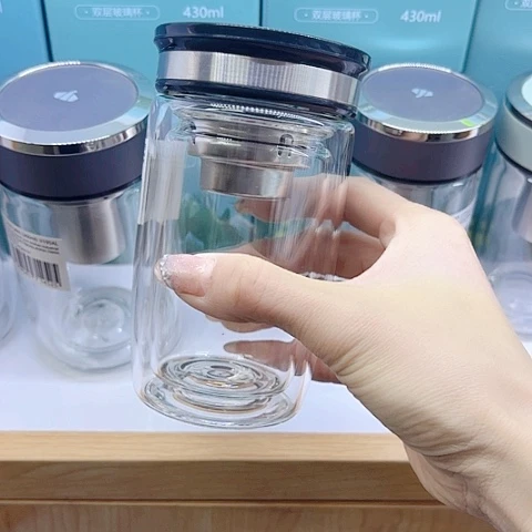 万象玻璃双层V59，260毫升网