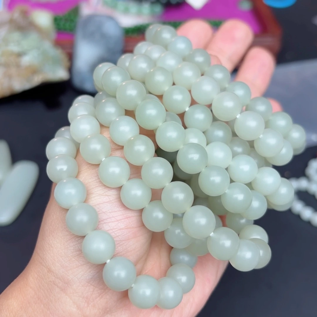 和田玉手链拍一发一多样性未镶嵌