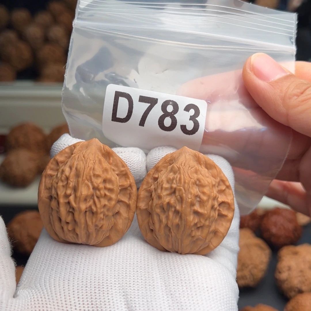 文玩核桃手串D783大红袍37