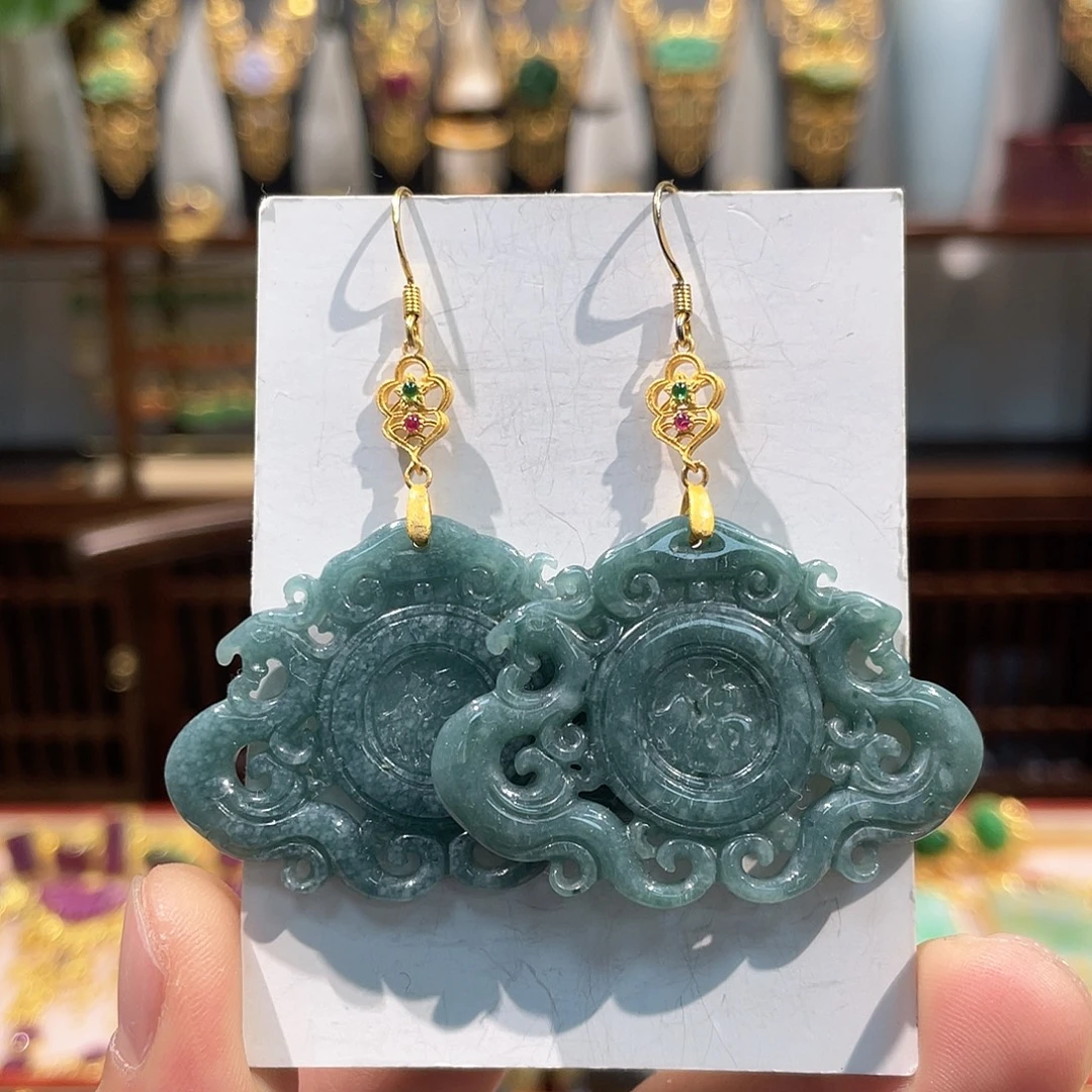 锦纶铁合金耳坠耳饰