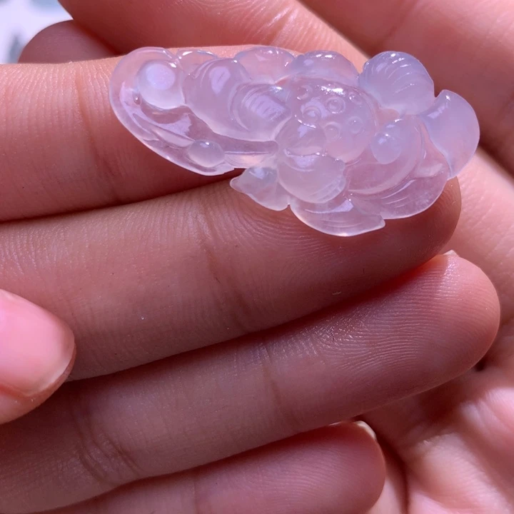 未镶嵌定制翡翠莲花