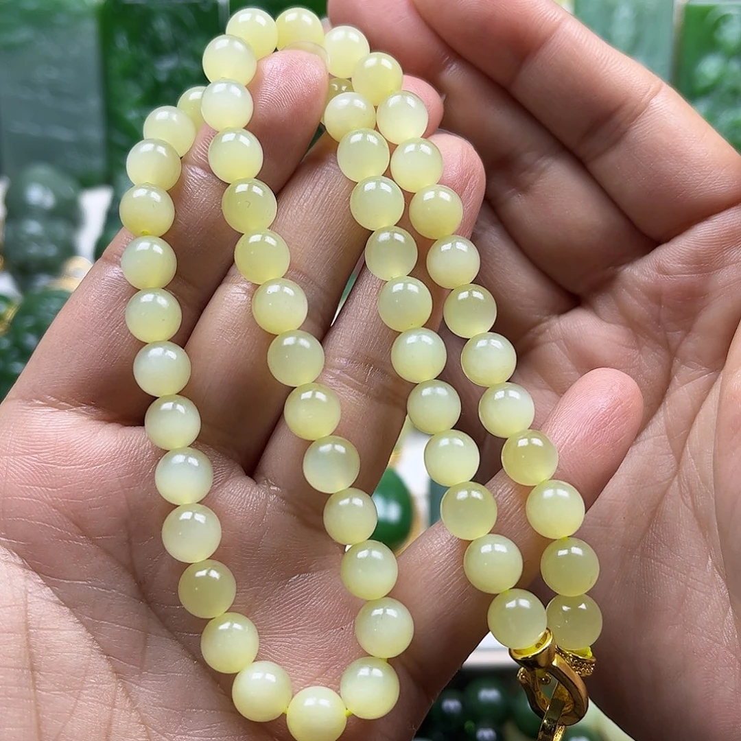 和田玉吊坠项链猫眼未镶嵌