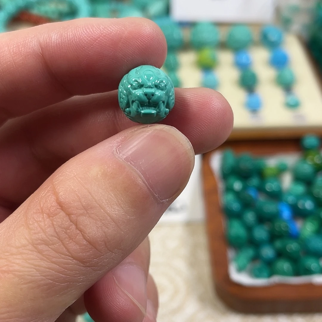 手工雕刻配饰配珠手串尺寸11