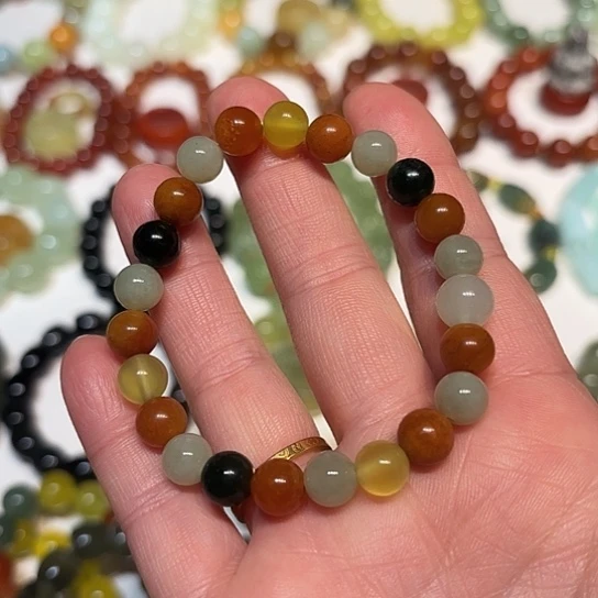 蛇纹石玉未镶嵌手串