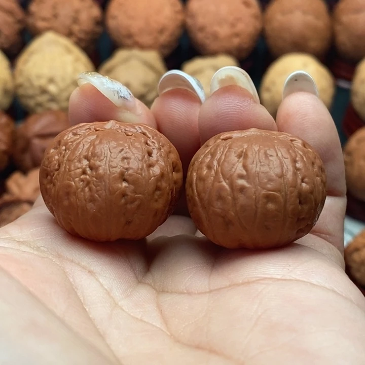 核桃精品文玩核桃手捻磨盘