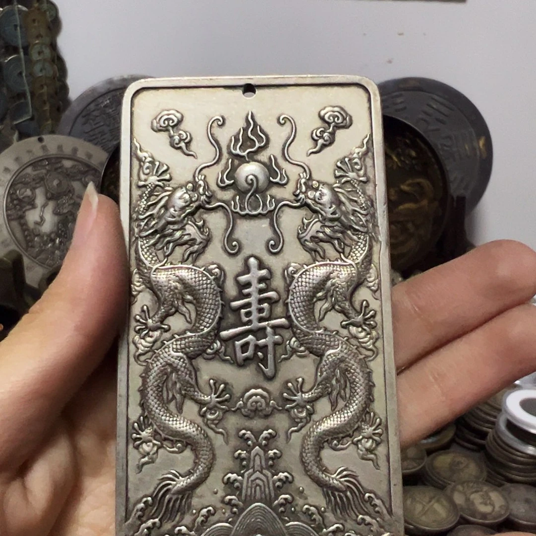 金属复古工艺品双龙
