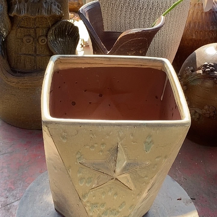 花盆紫砂瑕疵16.21花盆