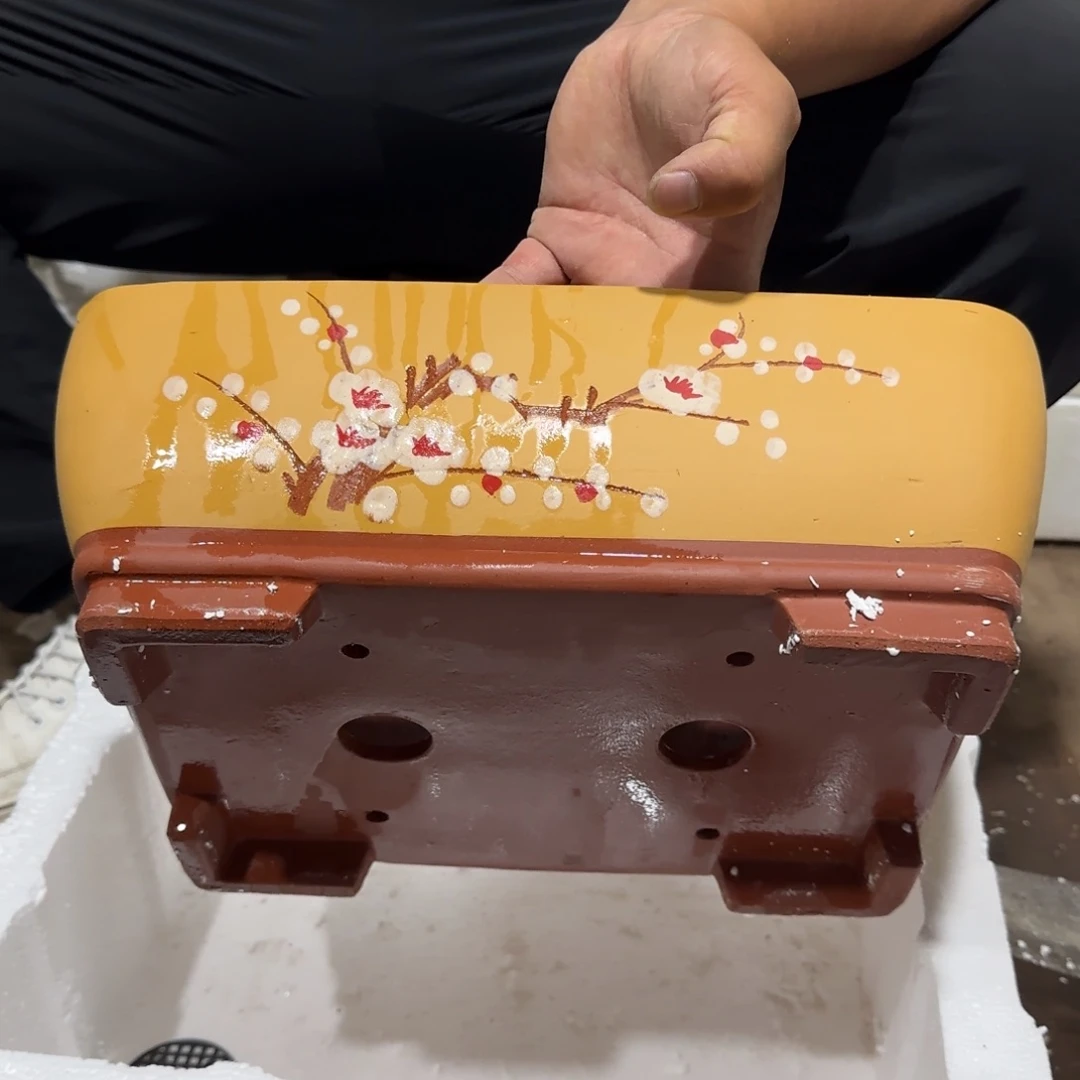 紫砂花盆口径29 21高度10