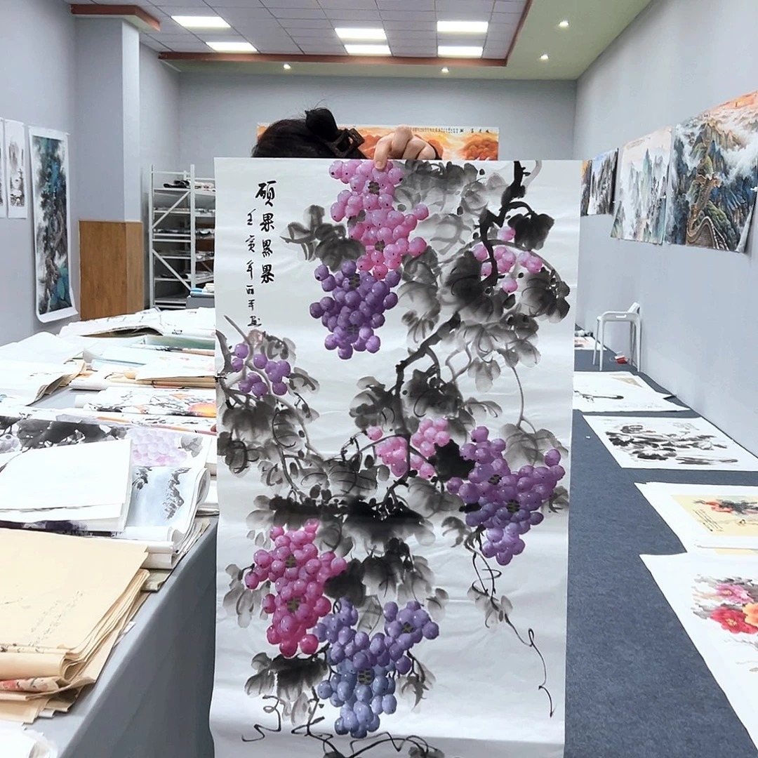 国画国画作品纯手绘制字画