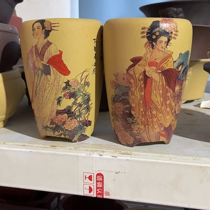 内口8深13紫砂花盆清仓