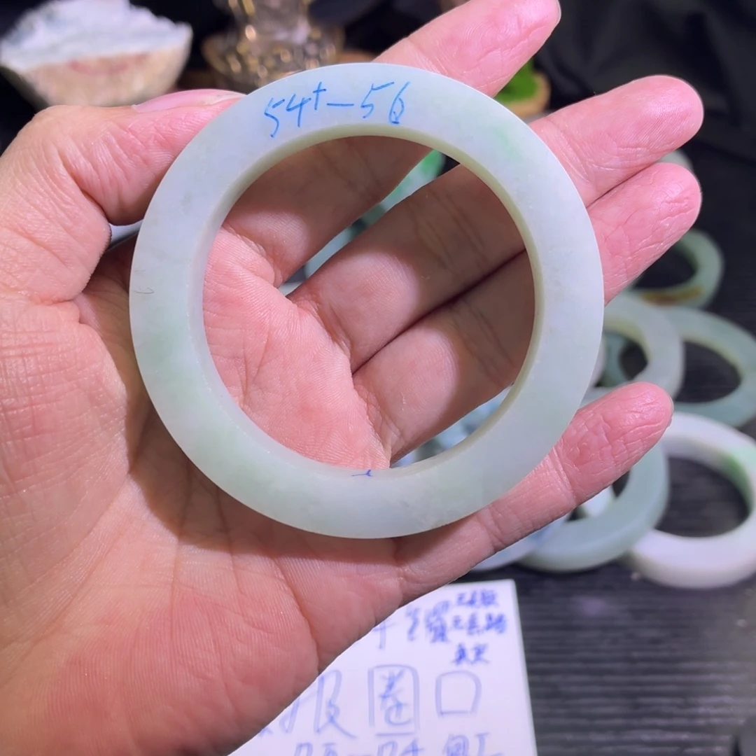 定制翡翠未镶嵌天然翡翠A货毛胚手镯定制