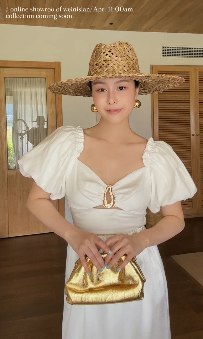 小众法式亚麻短款上衣花边领宫廷复古水溶花泡泡袖衬衫女250126